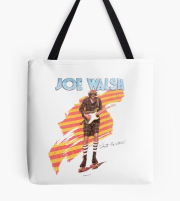 1983 Joe Walsh Roller Skates Vintage Tote Bag - Eagles Band Merch