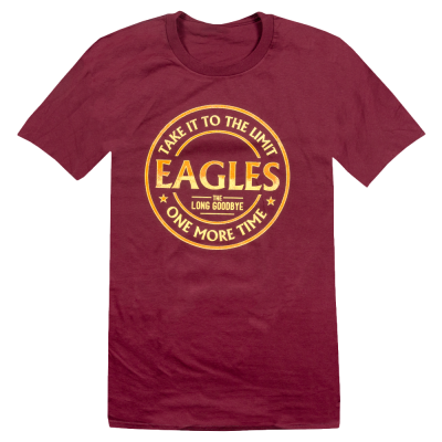 240609 The Eagles Take It To The Limit Tee Maroon A 7eedcde4 d2fa 4592 915f 300c2a22ca57 - Eagles Band Merch