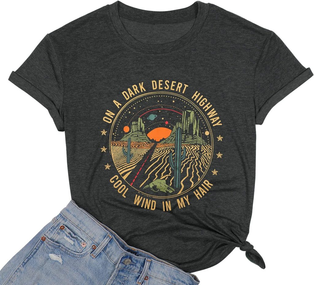 Retro Desert Highway Eagles T-Shirt