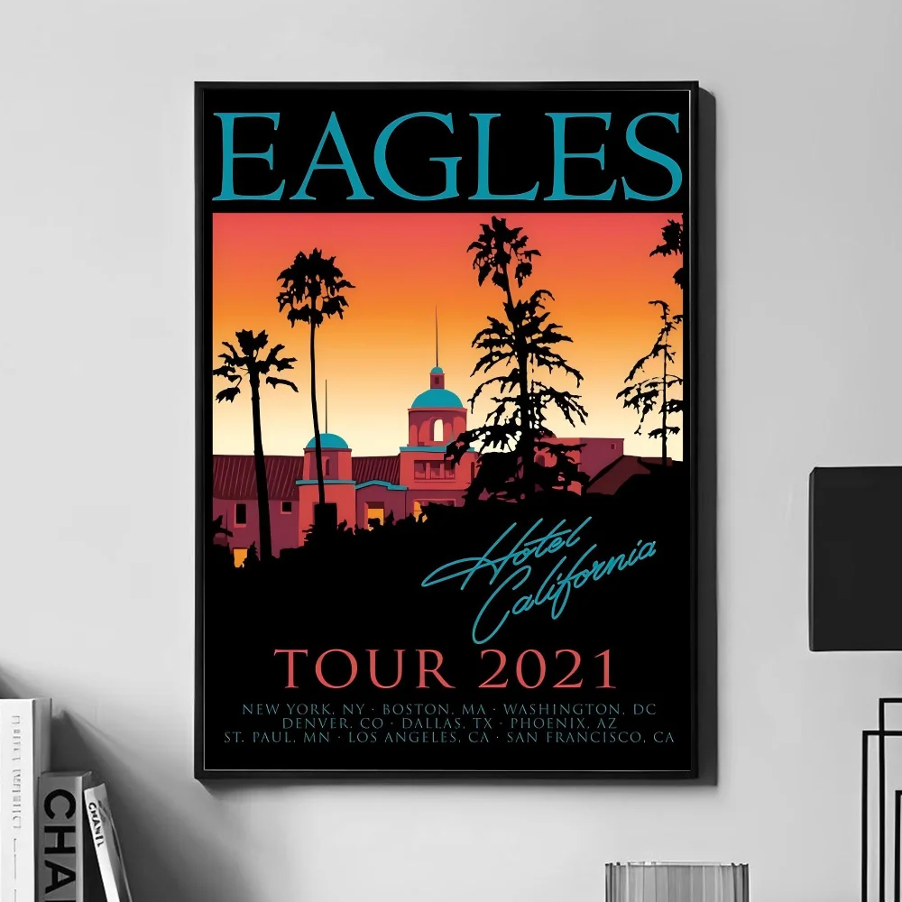 Eagles Band Hotel California Tour 2021 Wall Art - Eagles Band Merch